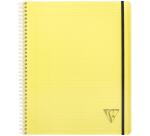 Proactiv'Book Linicolor FRESH cahier reliure intégrale A4+ 160 pages détachables perforé 4 trous ligné + marge + cadre en-tête + 1 pochette trieur couverture plastique polypropyène rainuré Couleur aléatoire - Assortis