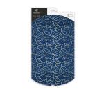 Pochette cadeau, 30x40cm, Arabesques - Bleu