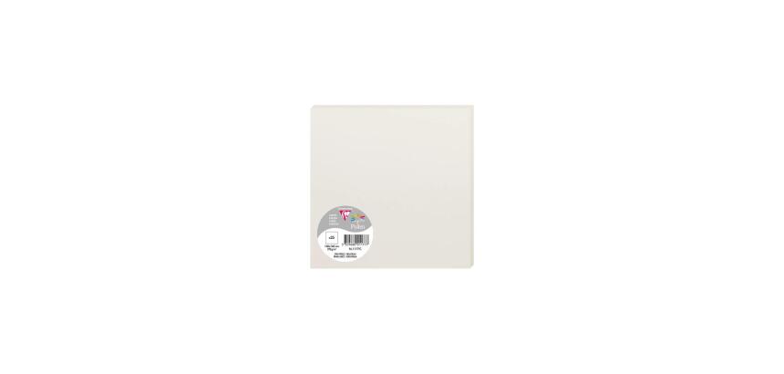 Paquet de 25 cartes simples Pollen 160x160mm 210g/m2