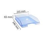 Corbeille à courrier Combo Midi transparent