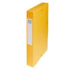 Archivbox aus Colorspan-Karton 600g, Rückenbreite 25mm, Gummizuverschluss, Rückenetikett, 25x33cm für DIN A4