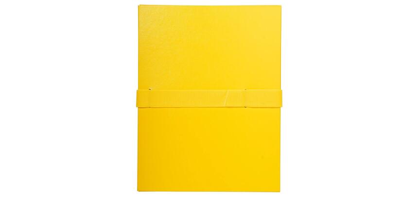Faldone con dorso estensibile chiusura con scratch, carta balacron - 24x32cm