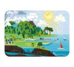 Puzzle éducatif, Le cycle de l'eau - Multicolore