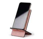 Rhodiarama support pour téléphone mobile simili cuir italien 13x8x8,5 cm - Bois de rose