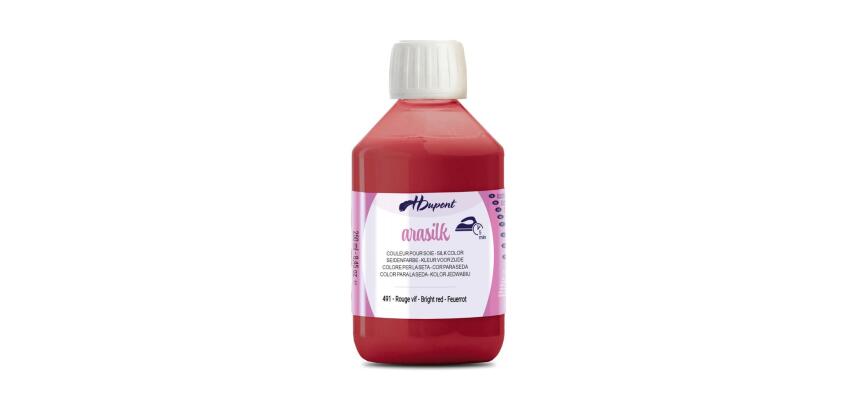 Arasilk 250 ml Rouge vif - Rouge feu