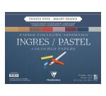 Ingres Pastel bloc spiralé 25F 30x40cm 130g - Assortiment vif