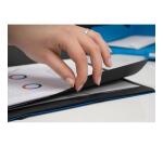 Stapled Multipart file with black elastic, 7 compartments, A4
