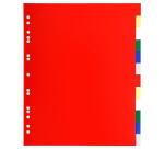 Separadores Exacompta polipropileno flexible 12x100º 12 posiciones - A4 maxi - Colores surtidos