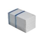 Bloc vendeur à bande couleur 100 feuillets double numérotage - 6 ,6 x 13,5 cm