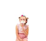 Kit déguisement à coudre, Licorne - Bleu