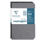 Set de 2 carnets piqûre Age Bag 7,5x12cm 48 pages petits carreaux Couleurs assortis - Assortis