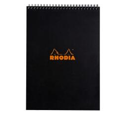 Notepad A4 80 feuilles lignées 80 g. - Noir