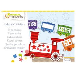 Boîte créative, Educativ' Stickers, Tri de couleurs - Multicolore