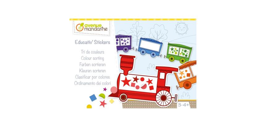 Boîte créative, Educativ' Stickers, Tri de couleurs - Multicolore
