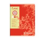 Cahier piqué FOREVER 17x22 cm 96 pages grands carreaux 70 g - Assortis