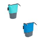 Trousse pot à crayons Teksto - Couleurs assorties