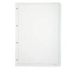 Recharge A4 pour reliures registres - 100 feuillets perforation 4 trous - Blanc