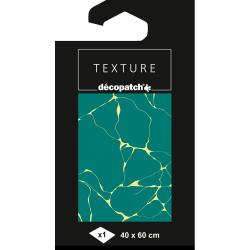 Papier Texture Décopatch n°869 -1 feuille 40x60cm - Vert