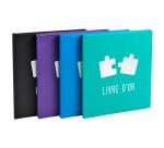 Livre d'or 140 pages 21x19cm PUZZLE - Visuels assortis