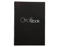 Graf'Book 360° carnet cousu dos brut 100F A5 100g F - Noir