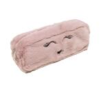 Trousse rectangulaire Fourrure - 22,5x7,5cm - Couleurs assorties