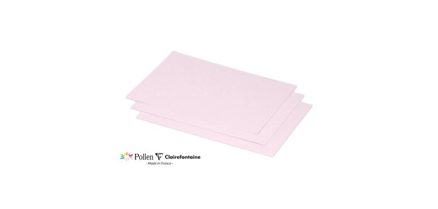 Paquet de 25 cartes simples Pollen 158x222mm 210g/m²