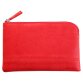 Rhodiarama pochette zippée en simili cuir - taille S (11x17 cm) - Corail