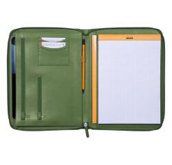 Rhodiarama grand conférencier pour bloc ou carnet format A4 - Sauge