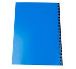 Paquet de 100 couvertures Chromées pour reliure A4 - Bleu
