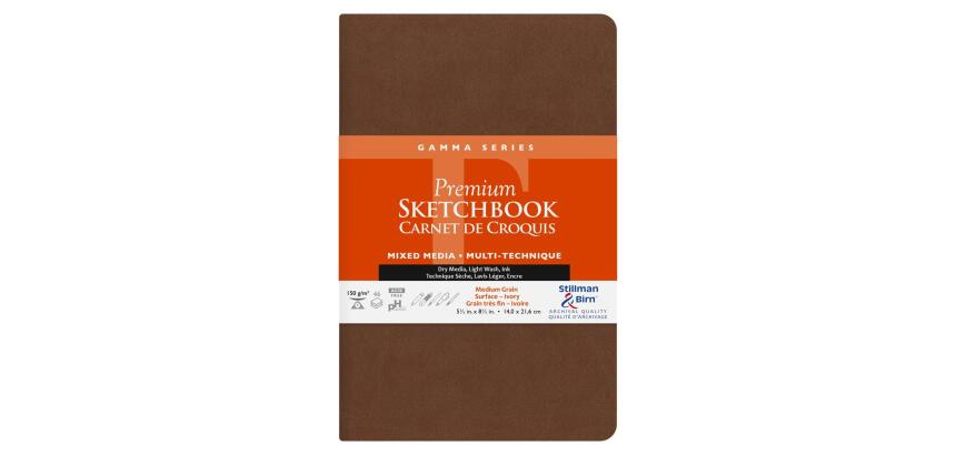 Gamma Series carnet souple 46F 21,6x14cm 150g - Ivoire