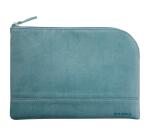 Rhodiarama pochette zippée en simili cuir - taille M (16x22 cm) - Eau