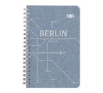 Jean métro, Carnet répertoire reliure intégrale 11 x 17 cm 100 pages, ligné, ass. - Bleu jeans