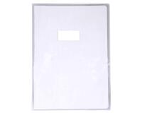 Protège-cahiers cristal PVC 12/100ème A4 - Incolore