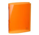 Classeur 4 anneaux 15mm IDERAMA PP polypropylène 5/10e - A4 - Couleurs assorties