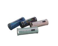 Pennenetui rond in PU Glitter - 22,5x7,5cm - Geassorteerd