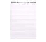 Bloc reliure intégrale Rhodia Classic 21x29,7 cm 80 feuillets ligné microperforé 80g - Noir