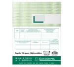 Register 32x24cm Roerende goederen - speciaal voor brocanteurs en antiquairs 100 pagina's - Blauw