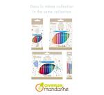 Tube de 12 crayons de couleur double pointes - Multicolore