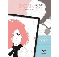 DESIGN HOME BOOK, Bloc de 12 feuilles 250g/m2 au format 30x40cm