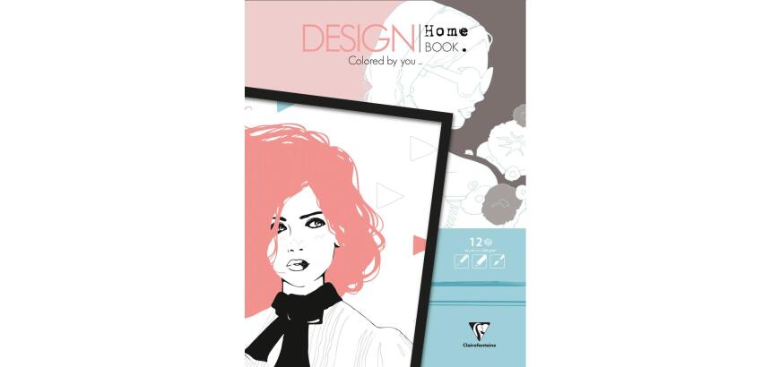 DESIGN HOME BOOK, Bloc de 12 feuilles 250g/m2 au format 30x40cm