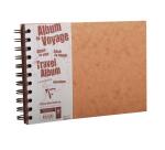 Album de voyage Age Bag reliure intégrale A5 paysage 80 pages ligné 120g + uni à grain 160g