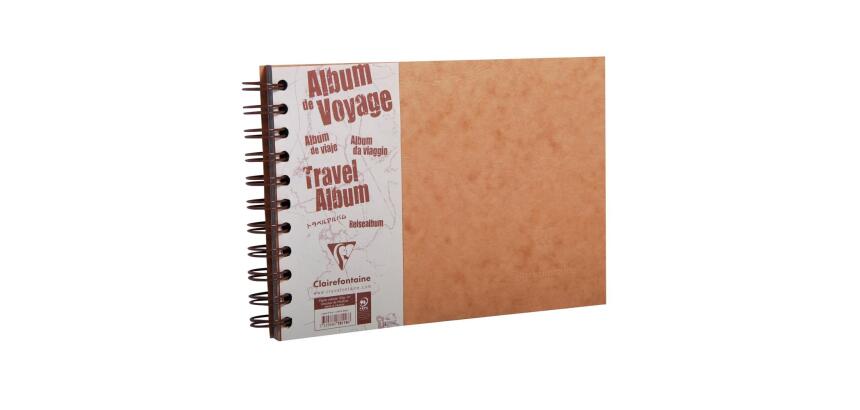 Album de voyage Age Bag reliure intégrale A5 paysage 80 pages ligné 120g + uni à grain 160g