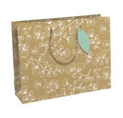 My Garden, kraft, sac shopping 37,3x11,8x27,5 cm - Kraft