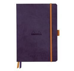 Rhodiarama Goalbook souple AUBERGINE A5 240 pages dot papier ivoire 90 g/m2 - Aubergine