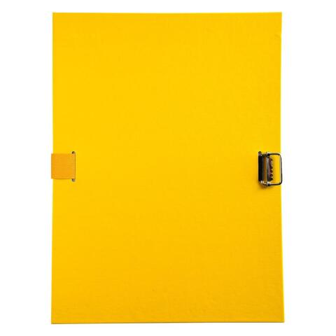 Carpeta con lomo extensible polipropileno color 1 solapa - Cartulina Lustrada - Tamaño: 24x32 cm - A4 - Amarillo