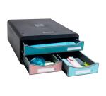 Module de classement Small Box 3 tiroirs Skandi - Couleurs assorties