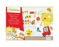 Boîte créative, Tableaux gommettes, Transports - Multicolore