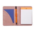 Rhodiarama livret porte-bloc N°12 pour bloc ou carnet format B7 - Bois de rose