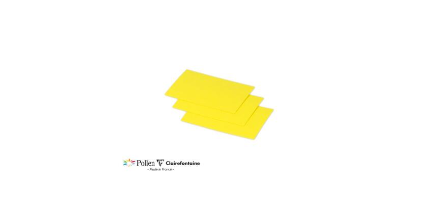 Paquet de 25 cartes simples Pollen 70x95mm 210g/m²