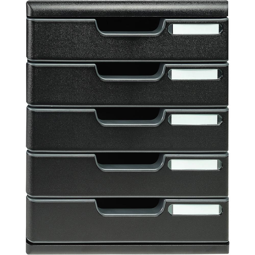 MODULO A4 - 5 drawers ECOBlack black - Black